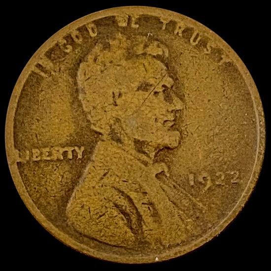 1922 No D Lincoln Wheat Cent NICELY CIRCULATED