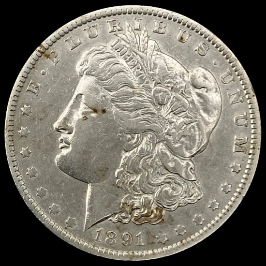1891-O Morgan Silver Dollar CLOSELY UNCIRCULATED CLOSELY UNCIRCULATED