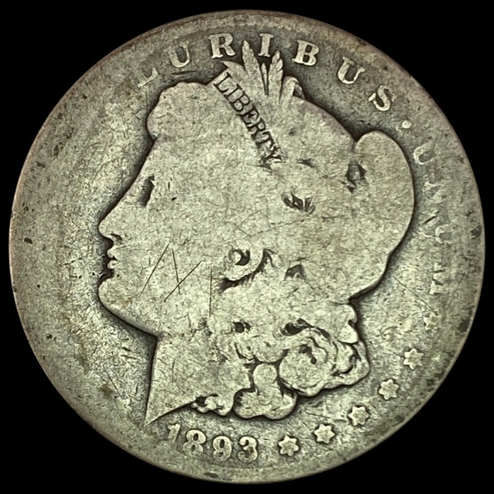 1893-CC Morgan Silver Dollar NICELY CIRCULATED