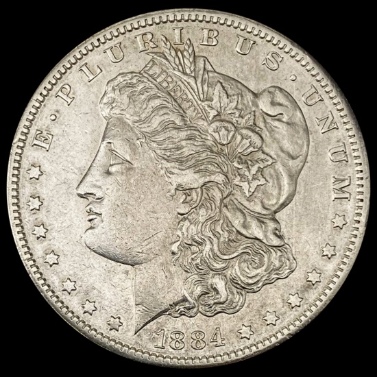 1884-S Morgan Silver Dollar CLOSELY UNCIRCULATED CLOSELY UNCIRCULATED