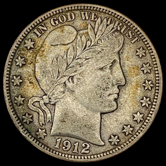 1912-D Barber Half Dollar CLOSELY UNCIRCULATED
