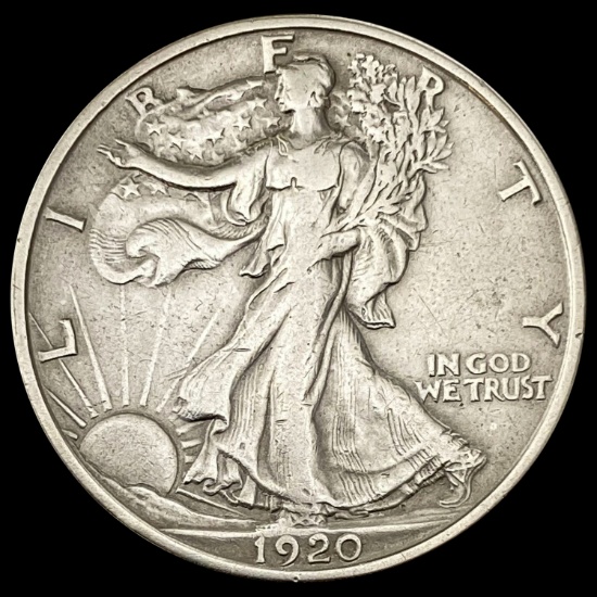 1920-S Walking Liberty Half Dollar CLOSELY UNCIRCULATED