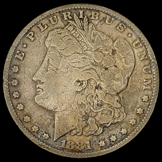1881-CC Morgan Silver Dollar LIGHTLY CIRCULATED