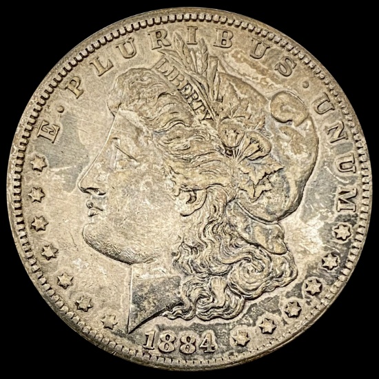1884-CC Morgan Silver Dollar CLOSELY UNCIRCULATED