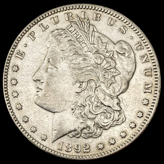 1892 Morgan Silver Dollar CLOSELY UNCIRCULATED
