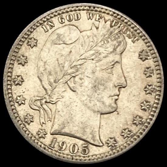 1905-S Barber Quarter CHOICE BU