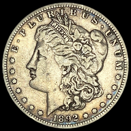 1892-S Morgan Silver Dollar LIGHTLY CIRCULATED