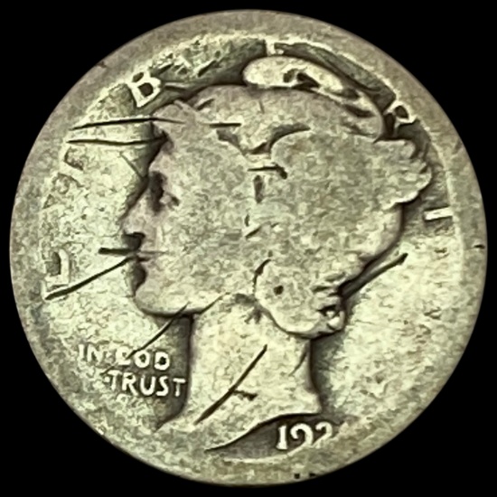 1921 Mercury Dime LIGHTLY CIRCULATED