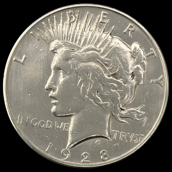 1928 Peace Dollar LIGHTLY CIRCULATED