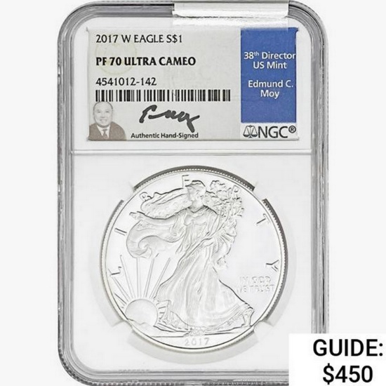 2017-W Silver Eagle NGC PF70 UC