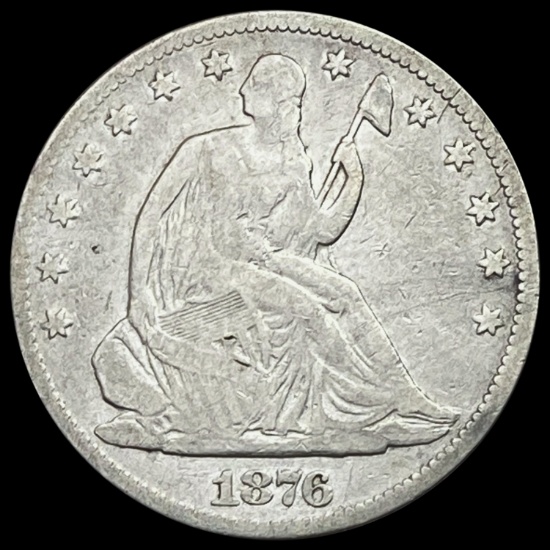 1876 Seated Liberty Half Dollar NICELY CIRCULATED