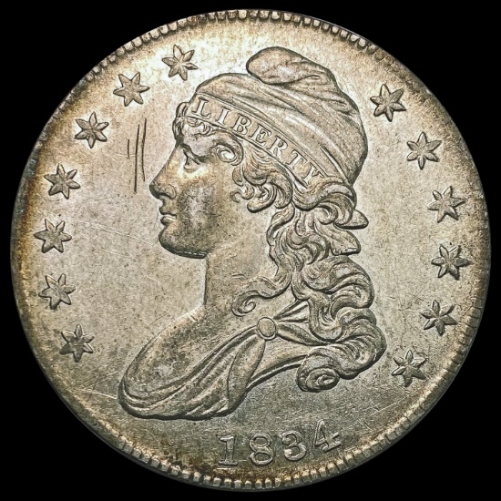 1834 Capped Bust Half Dollar UNCIRCULATED