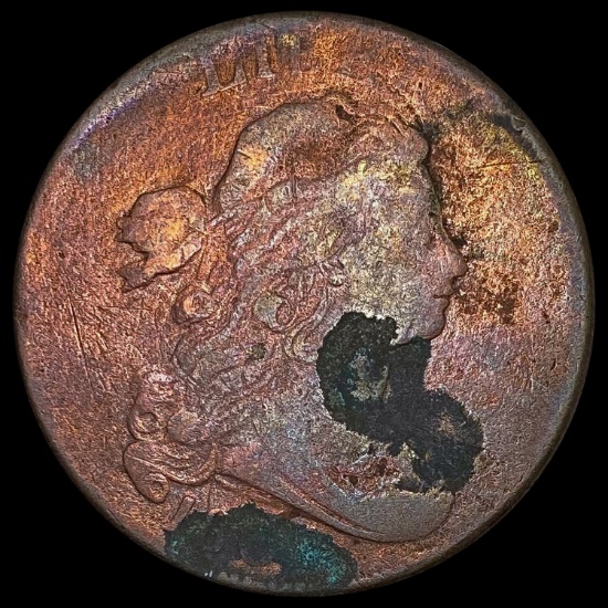 1800 Braided Hair Large Cent NICELY CIRCULATED