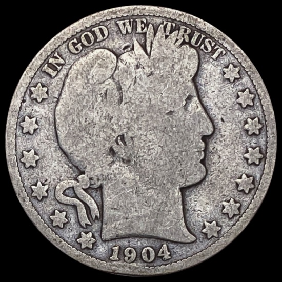 1904-S Barber Half Dollar NICELY CIRCULATED