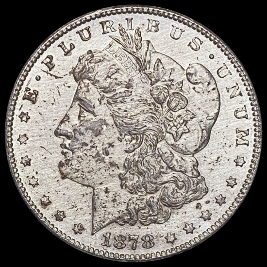 1878-S Morgan Silver Dollar NEARLY UNCIRCULATED