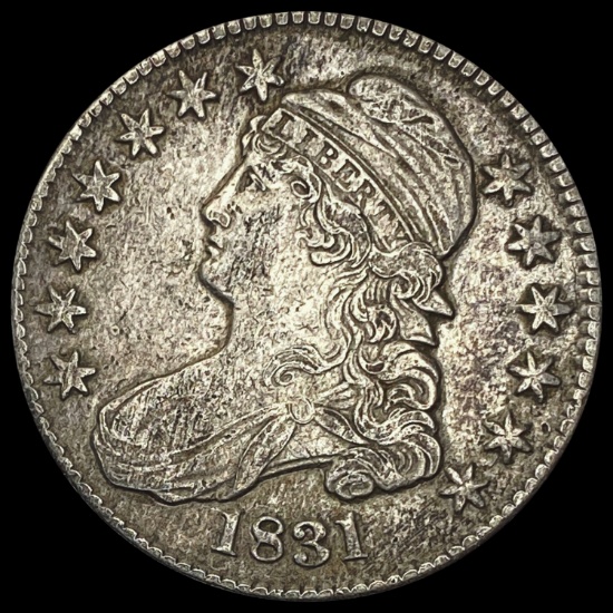 1831 Capped Bust Half Dollar CLOSELY UNCIRCULATED CLOSELY UNCIRCULATED