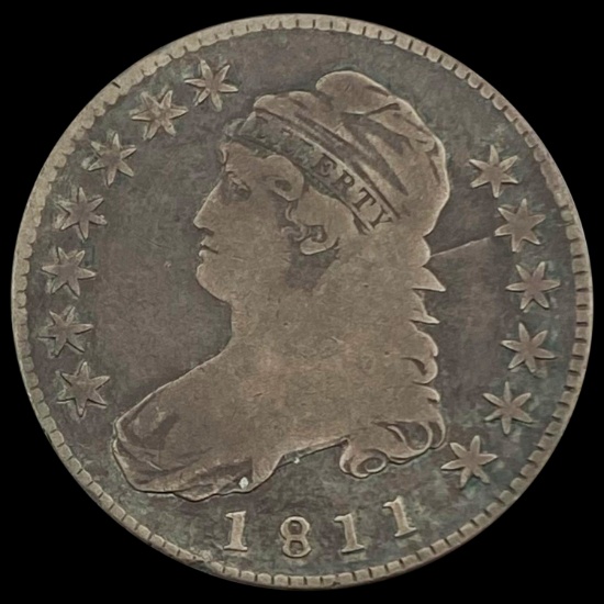1811 Capped Bust Half Dollar NICELY CIRCULATED