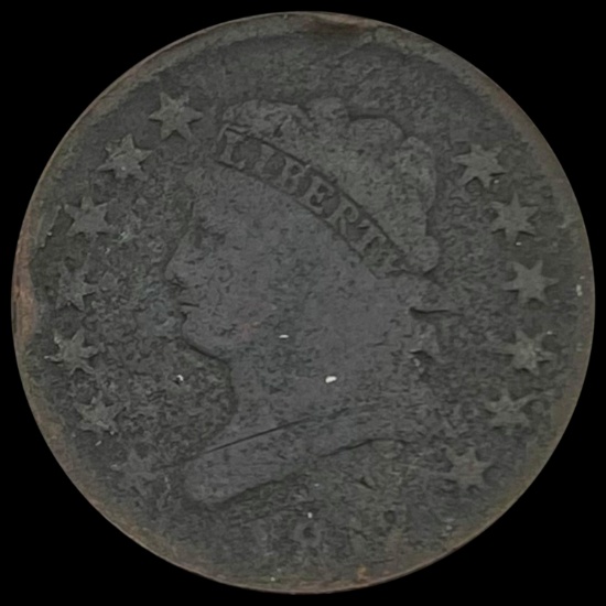 1819 Liberty Head Large Cent NICELY CIRC