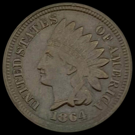 1864 Indian Head Cent CLOSELY UNCIRCULATED