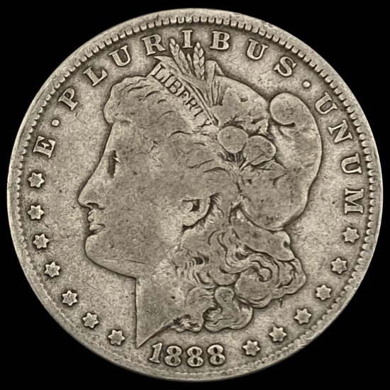 1888-O Hot Lips Morgan Silver Dollar CIRC