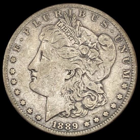 1889-CC Morgan Silver Dollar LIGHTLY CIRCULATED