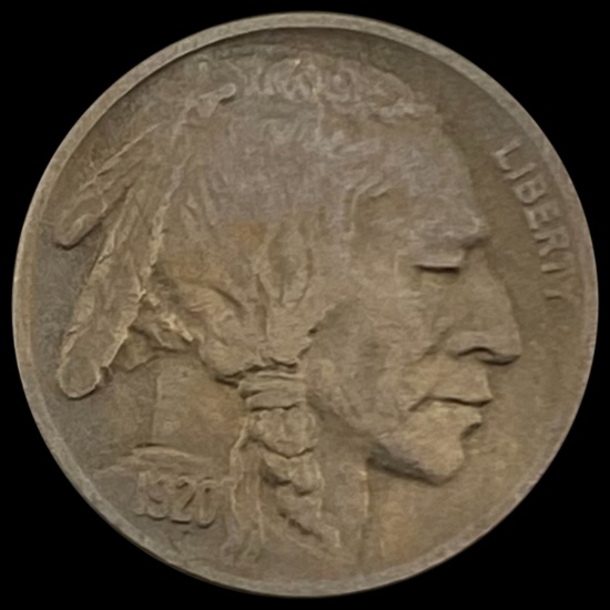 1920-D Buffalo Nickel CLOSELY UNC