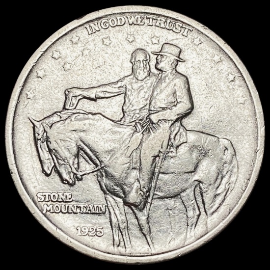 1925 Stone Mountain Half Dollar CLOSELY UNCIRCULATED CLOSELY UNCIRCULATED