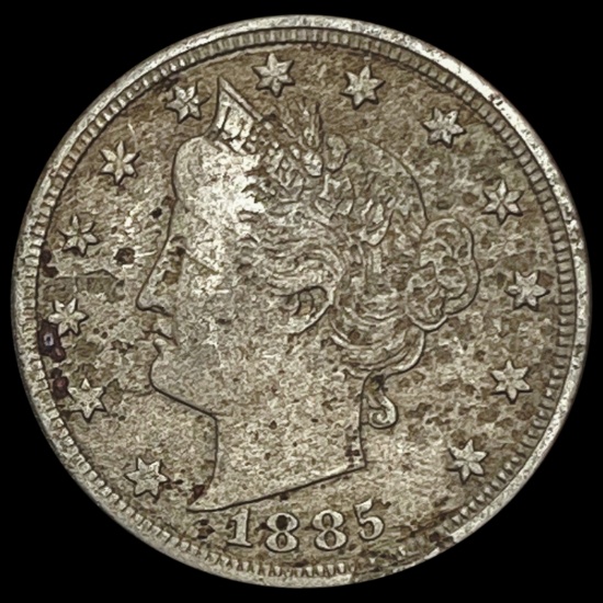 1885 Liberty Head Nickel LIGHTLY CIRCULATED