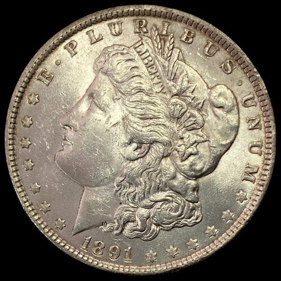 1891 Morgan Silver Dollar CHOICE BU