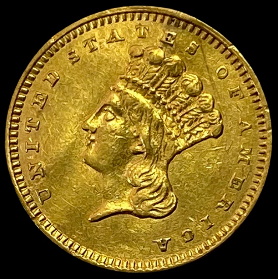 1862 Indian Princess Head Dollar HIGH GRADE