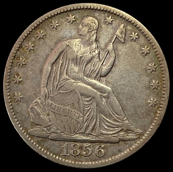 1856-O Seated Liberty Half Dollar LIGHTLY CIRCULATED