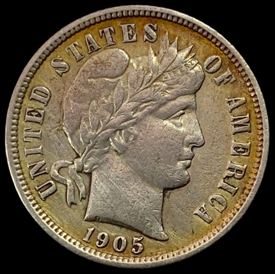 1905-O Barber Dime NEARLY UNCIRCULATED