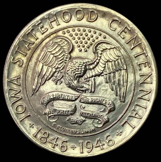 1946 Iowa Centennial Half Dollar CHOICE BU