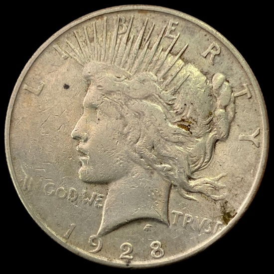 1928-S Peace Dollar LIGHTLY CIRC