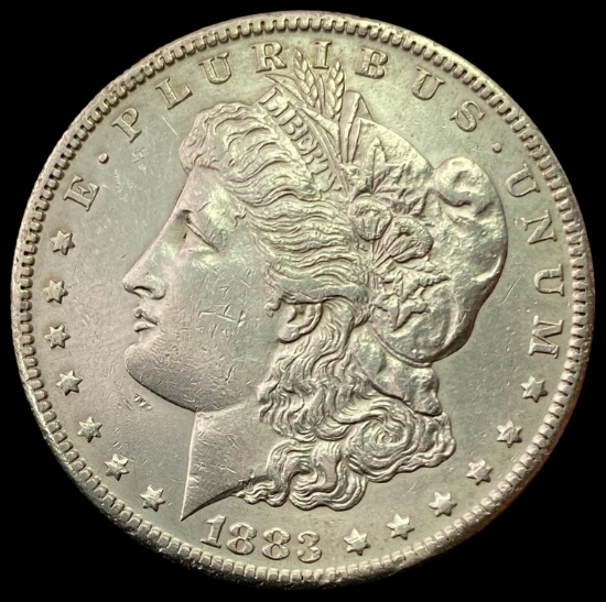 1883-S SILVER Morgan Dollar CHOICE AU