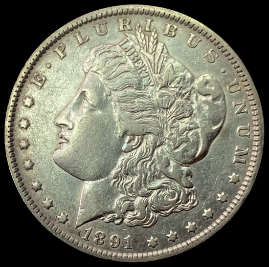 1891-O SILVER Morgan Dollar CLOSELY UNCIRCULATED