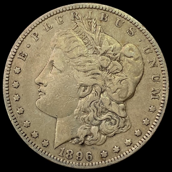 1896-O SILVER Morgan Dollar NEARLY UNCIRCULATED