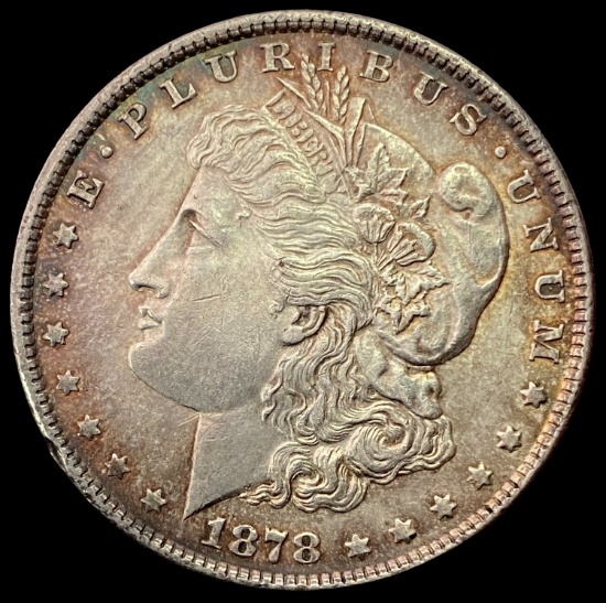 1878-S SILVER Morgan Dollar CHOICE AU