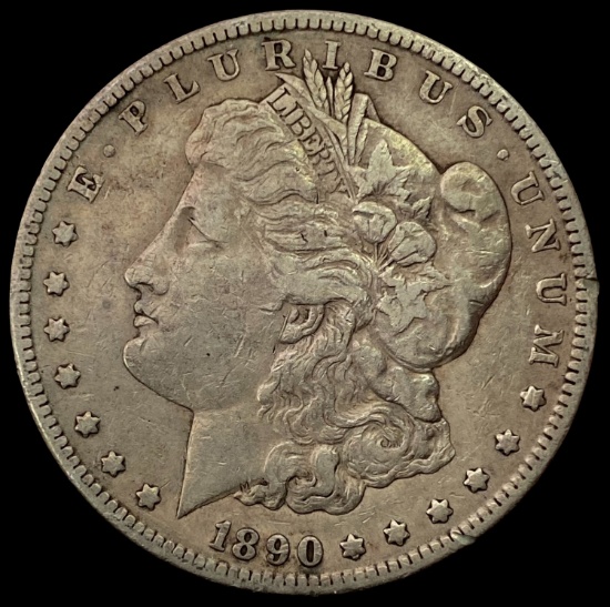 1890-CC SILVER Morgan Dollar LIGHTLY CIRCULATED