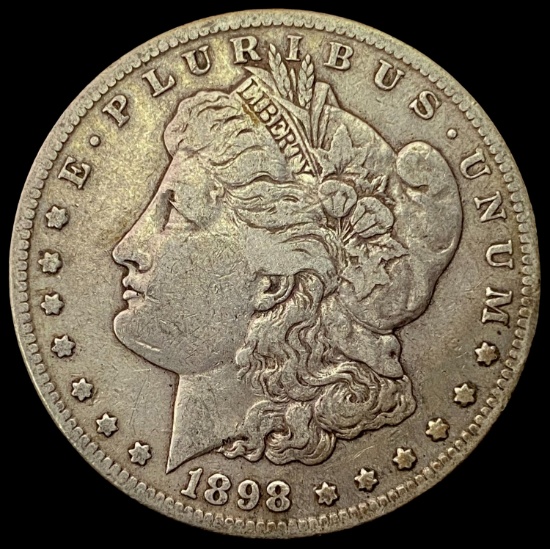 1898-S SILVER Morgan Dollar LIGHTLY CIRCULATED
