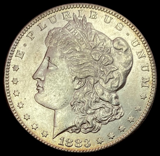 1883-S SILVER Morgan Dollar CHOICE AU