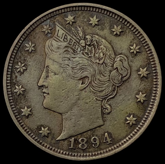 1894 Liberty Head Nickel LIGHTLY CIRCULATED