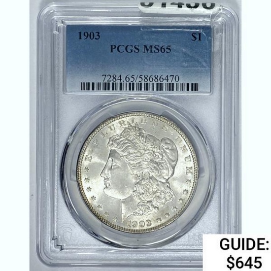 1903 Morgan Dollar PCGS MS65
