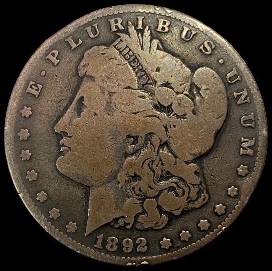 1892-S SILVER Morgan Dollar NICELY CIRCULATED
