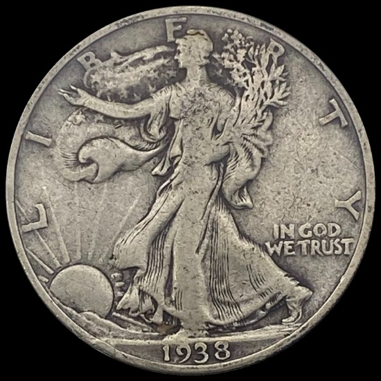 1938-D Walking Liberty Half Dollar UNCIRCULATED