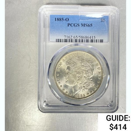 1885-O Morgan Dollar PCGS MS65 SILVER