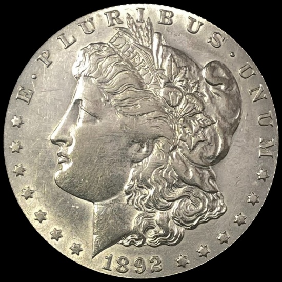 1892-O Morgan Silver Dollar CLOSELY UNC