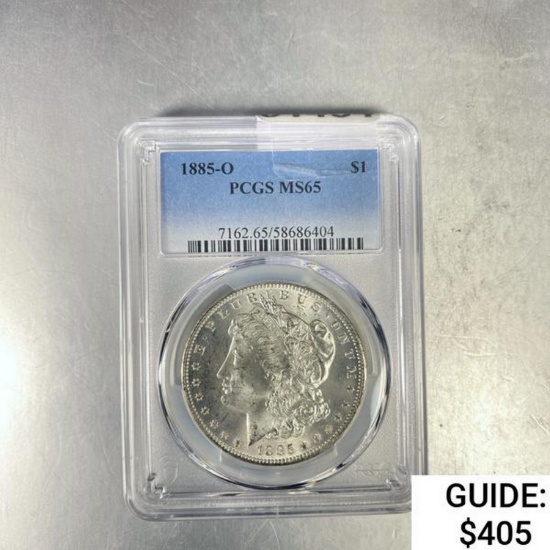 1885-O Morgan Dollar PCGS MS65 SILVER