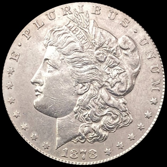 1878 Morgan Silver Dollar CLOSELY UNCIRCULATED