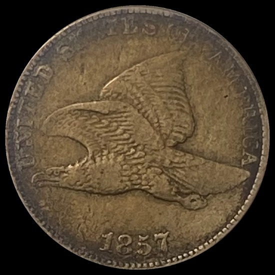 1857 Flying Eagle Cent LIGHTLY CIRCULATED